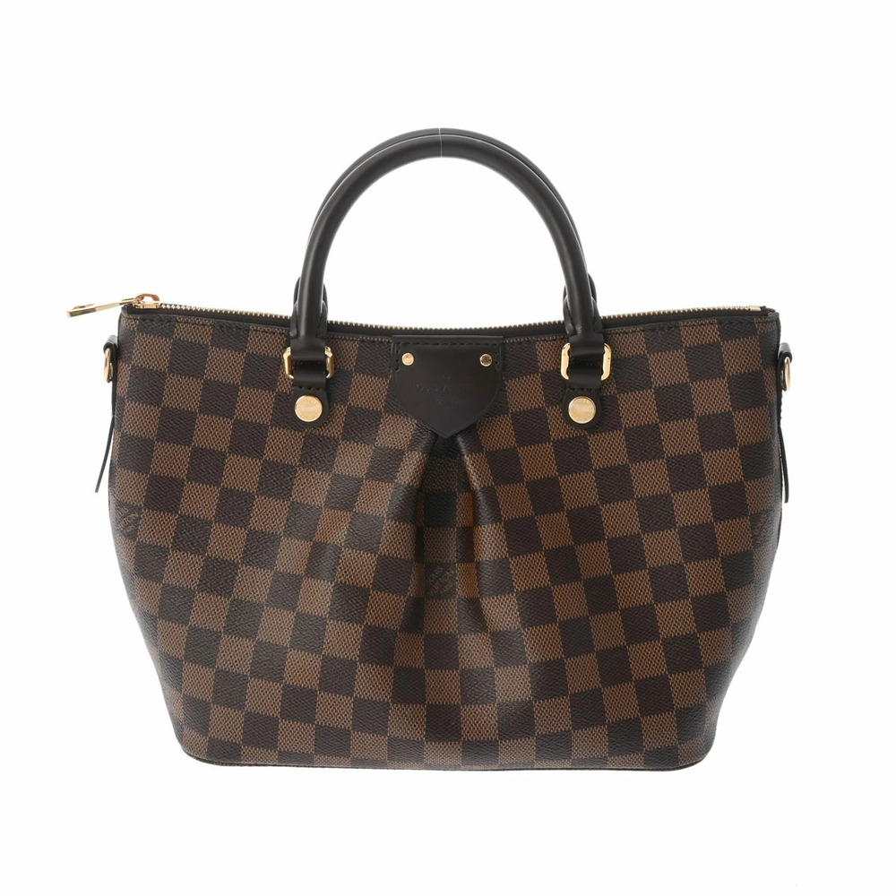 LOUIS VUITTON Damier Siena Brown Canvas Handbag Bag